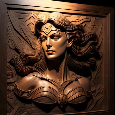 3D model Wonder Woman 1984 (STL)